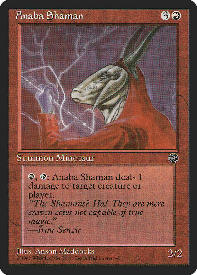 Anaba Shaman (Irini Sengir Flavor Text) [Homelands] - Magic: The Gathering - Card Brawlers | Quebec | Canada |