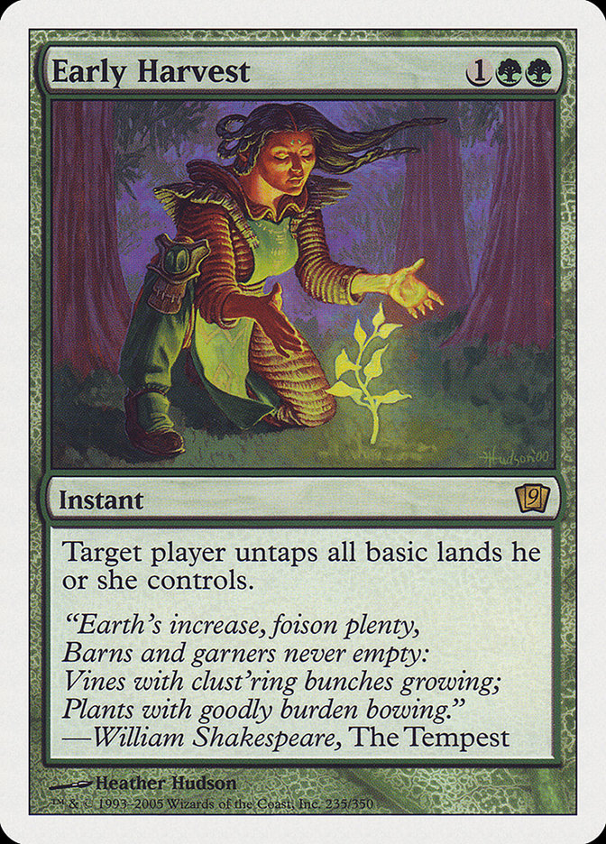 Early Harvest [Ninth Edition] - Magic: The Gathering - Card Brawlers | Quebec | Canada |