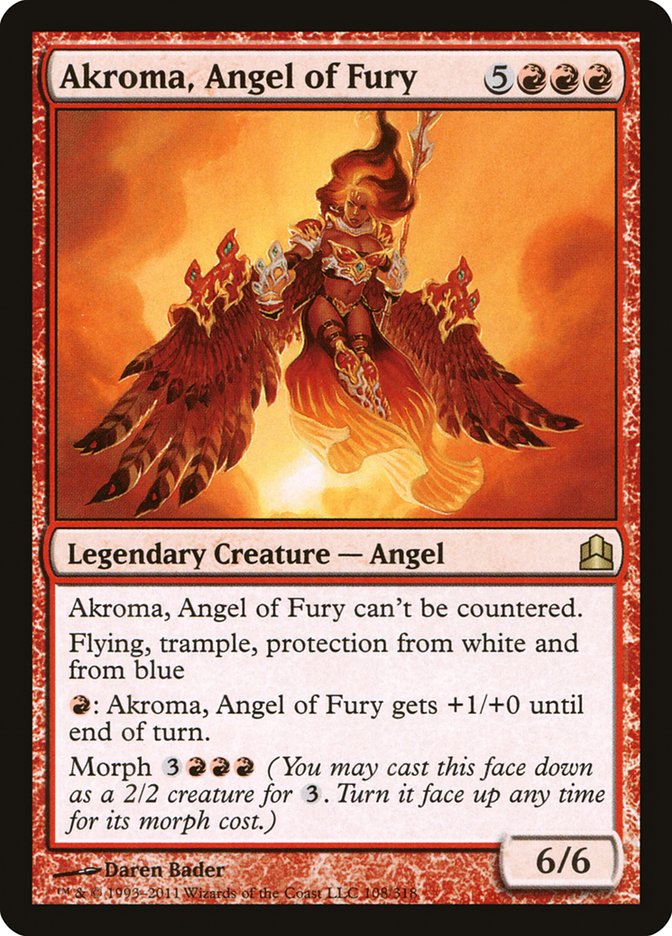 Akroma, Angel of Fury [Commander 2011] - Magic: The Gathering - Card Brawlers | Quebec | Canada |