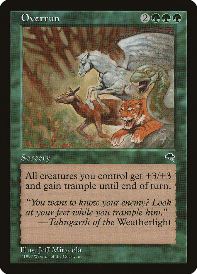 Overrun [Tempest] - Magic: The Gathering - Card Brawlers | Quebec | Canada |