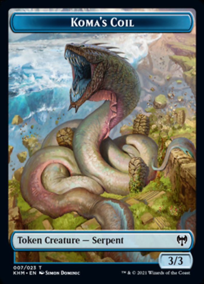 Koma's Coil Token [Kaldheim Tokens] - Magic: The Gathering - Card Brawlers | Quebec | Canada |