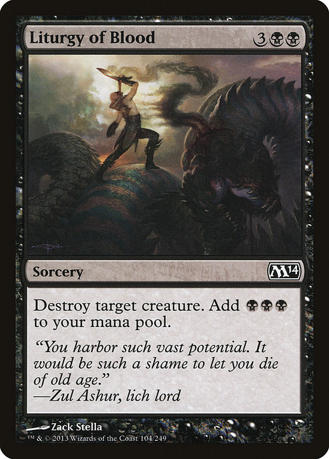 Liturgy of Blood [Magic 2014] - Magic: The Gathering - Card Brawlers | Quebec | Canada |