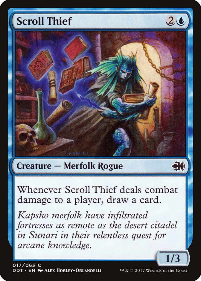 Scroll Thief [Duel Decks: Merfolk vs. Goblins] - Magic: The Gathering - Card Brawlers | Quebec | Canada |