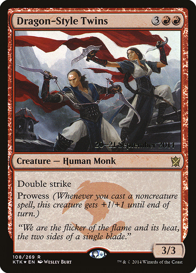 Dragon-Style Twins [Khans of Tarkir Prerelease Promos] - Magic: The Gathering - Card Brawlers | Quebec | Canada |
