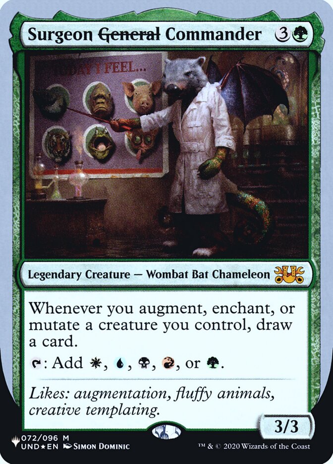 Surgeon General Commander (Unfinity Foil Edition) [The List] - Magic: The Gathering - Card Brawlers | Quebec | Canada |