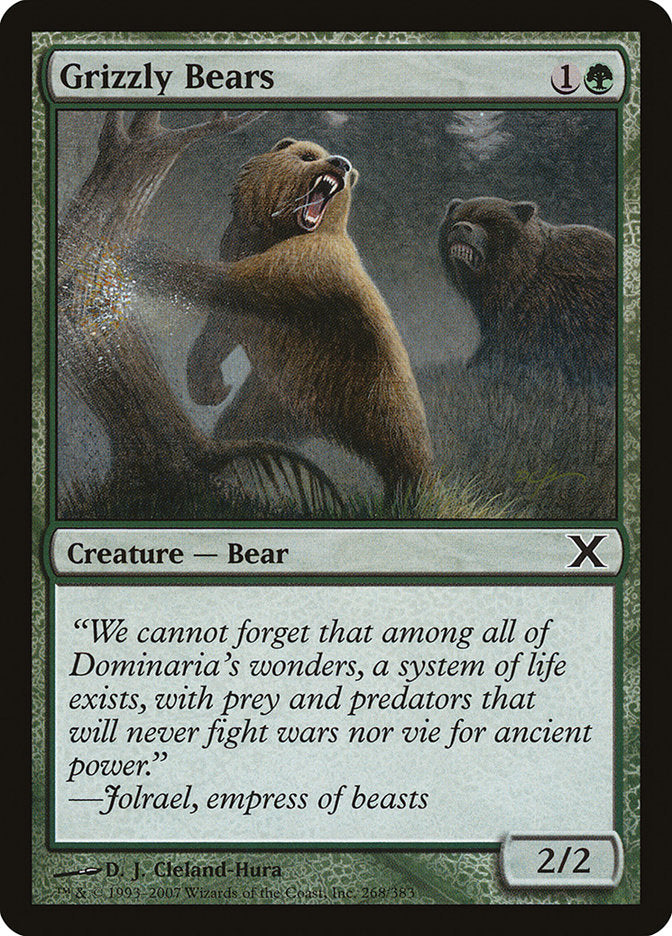 Grizzly Bears [Tenth Edition] - Magic: The Gathering - Card Brawlers | Quebec | Canada |