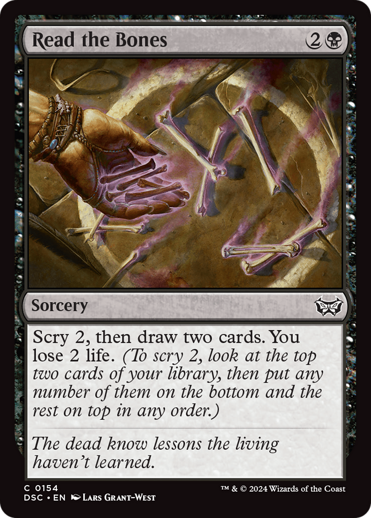 Read the Bones [Duskmourn: House of Horror Commander] - Magic: The Gathering - Card Brawlers | Quebec | Canada |