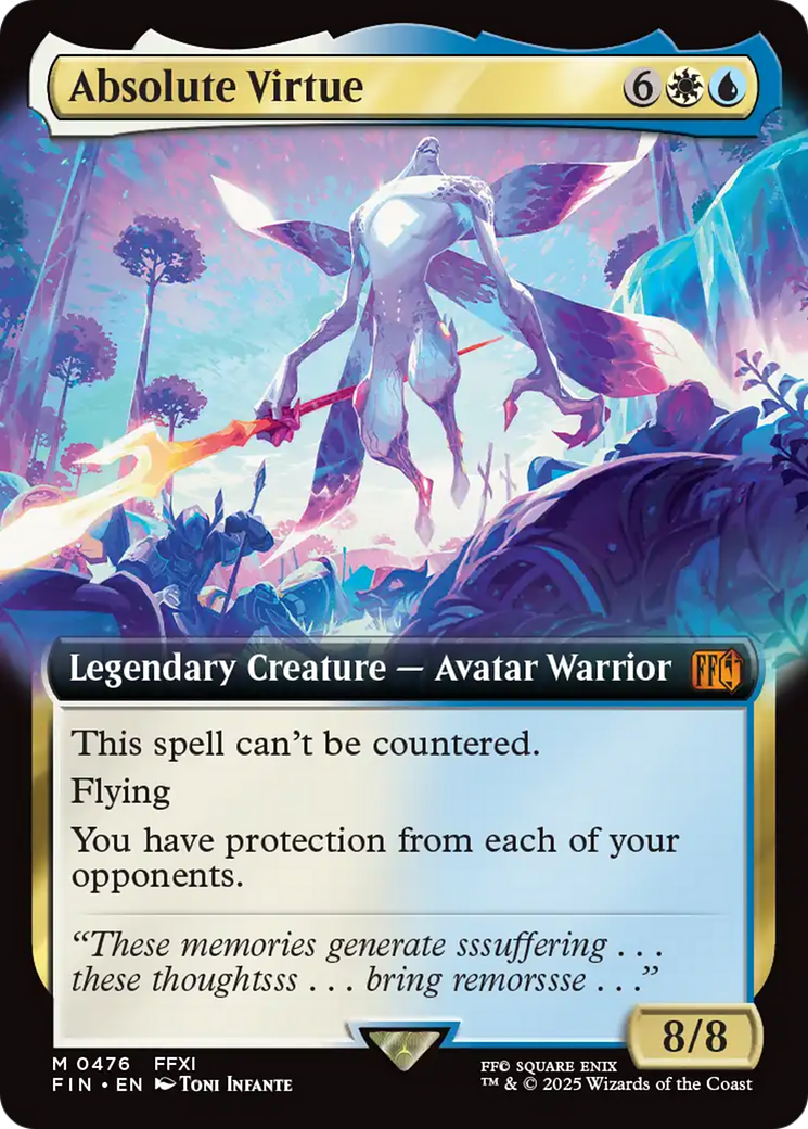 Absolute Virtue (Extended Art) [FINAL FANTASY] - Magic: The Gathering - Card Brawlers | Quebec | Canada |