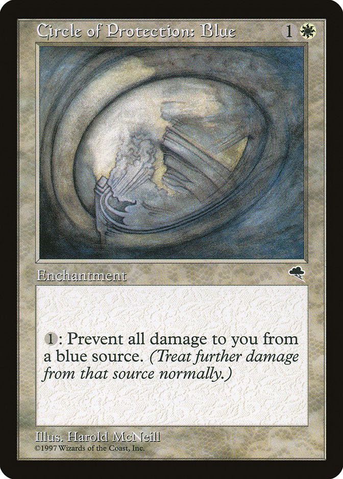 Circle of Protection: Blue [Tempest] - Magic: The Gathering - Card Brawlers | Quebec | Canada |