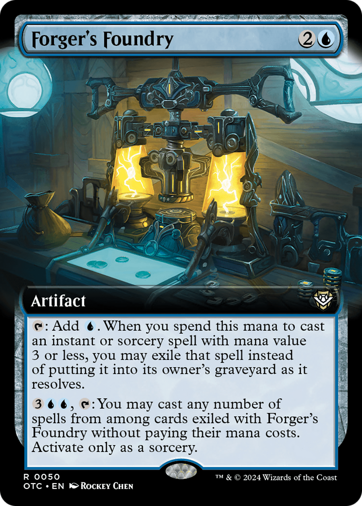 Forger's Foundry (Extended Art) [Outlaws of Thunder Junction Commander] - Magic: The Gathering - Card Brawlers | Quebec | Canada |