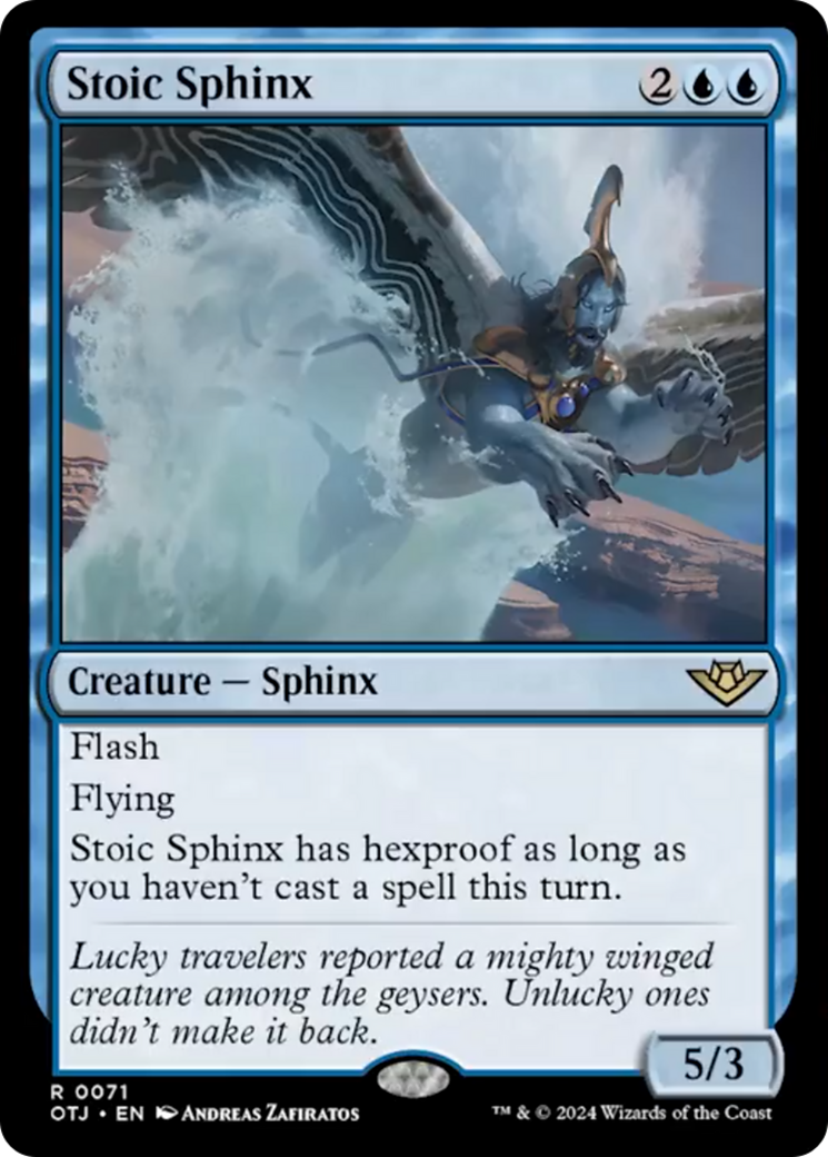 Stoic Sphinx [Outlaws of Thunder Junction] - Magic: The Gathering - Card Brawlers | Quebec | Canada |