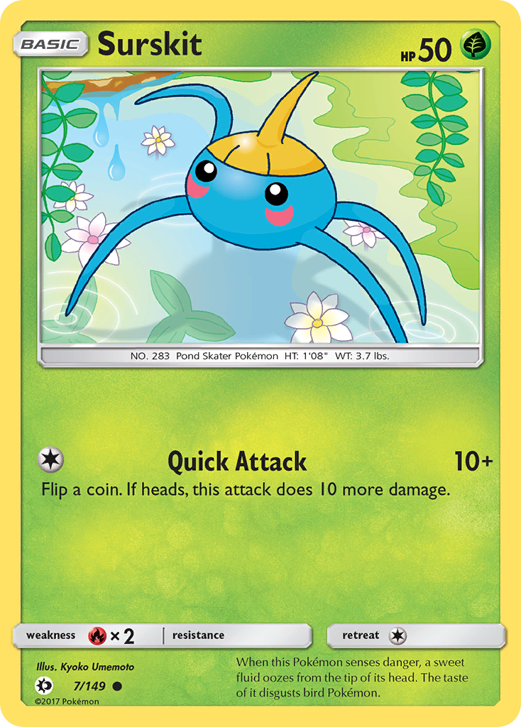 Surskit (7/149) [Sun & Moon: Base Set] - Pokémon - Card Brawlers | Quebec | Canada |