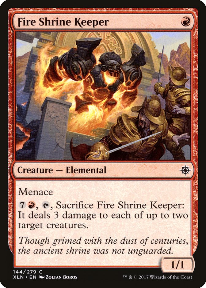 Fire Shrine Keeper [Ixalan] - Magic: The Gathering - Card Brawlers | Quebec | Canada |