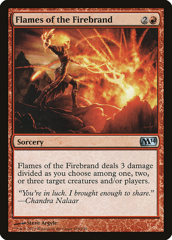 Flames of the Firebrand [Magic 2014] - Magic: The Gathering - Card Brawlers | Quebec | Canada |