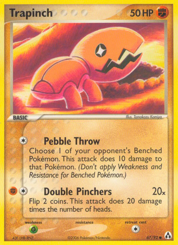 Trapinch (67/92) [EX: Legend Maker] - Pokémon - Card Brawlers | Quebec | Canada |