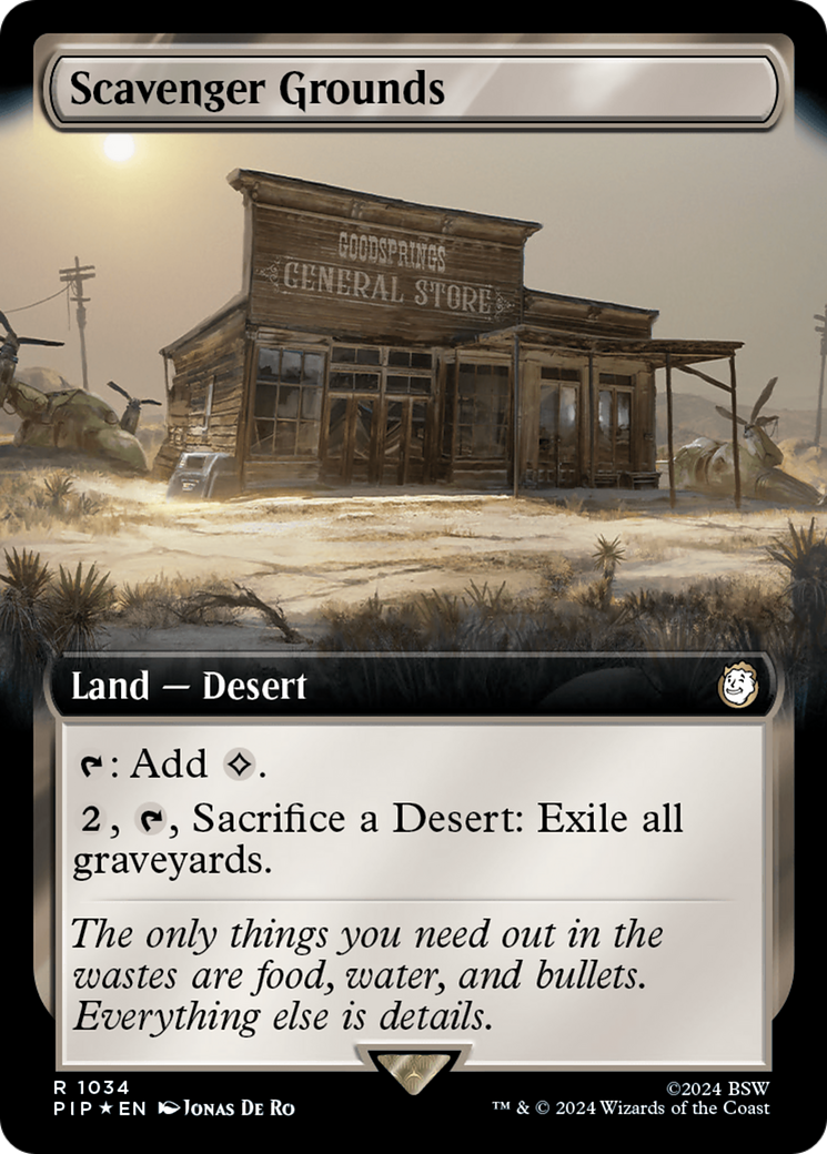 Scavenger Grounds (Extended Art) (Surge Foil) [Fallout] - Magic: The Gathering - Card Brawlers | Quebec | Canada |