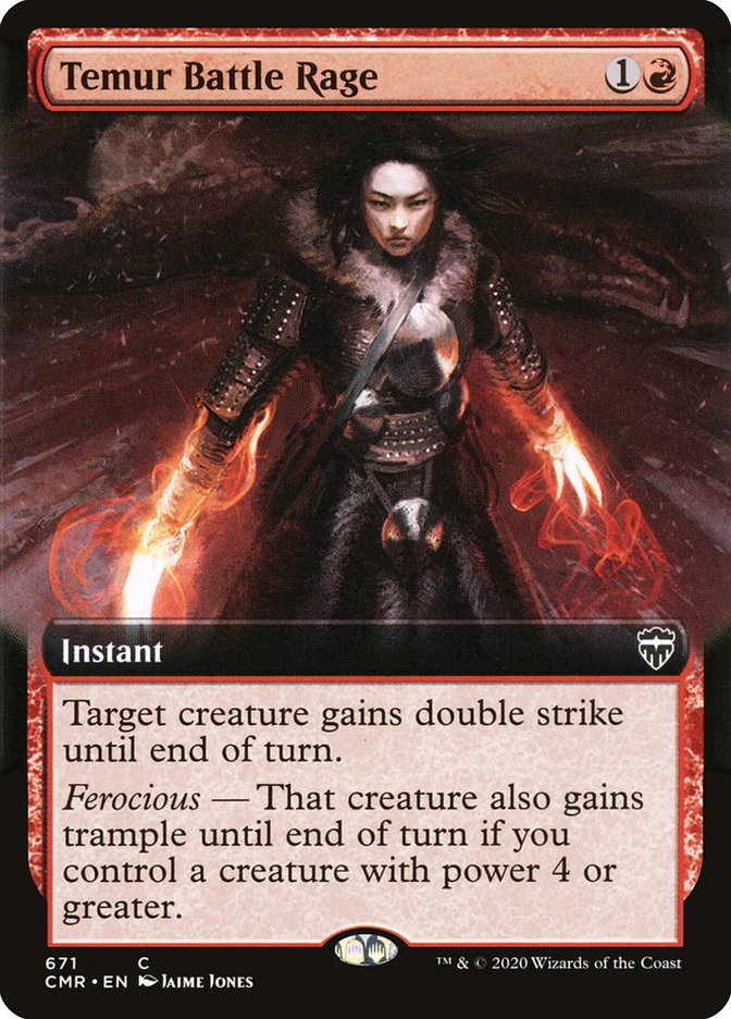 Temur Battle Rage (Extended Art) [Commander Legends] - Magic: The Gathering - Card Brawlers | Quebec | Canada |