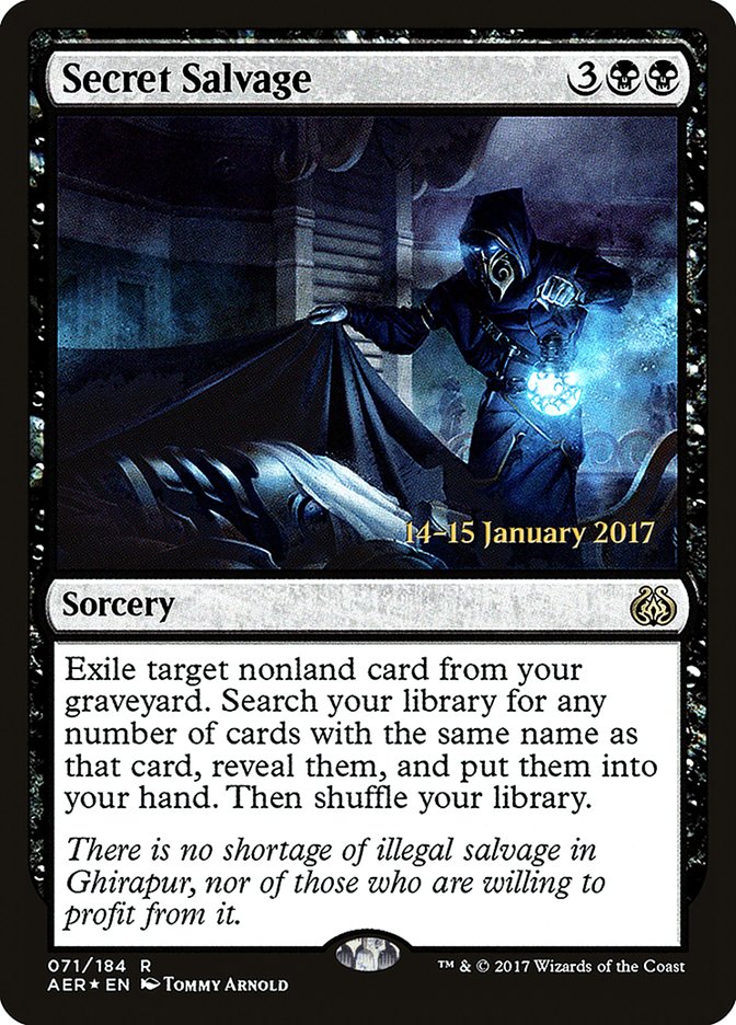 Secret Salvage [Aether Revolt Prerelease Promos] - Magic: The Gathering - Card Brawlers | Quebec | Canada |