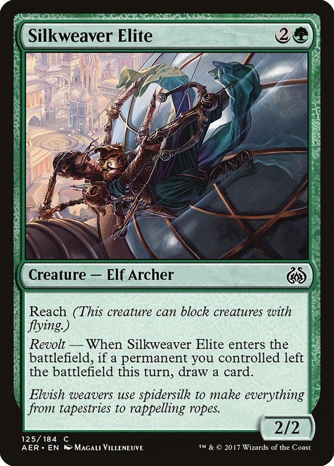 Silkweaver Elite [Aether Revolt] - Magic: The Gathering - Card Brawlers | Quebec | Canada |