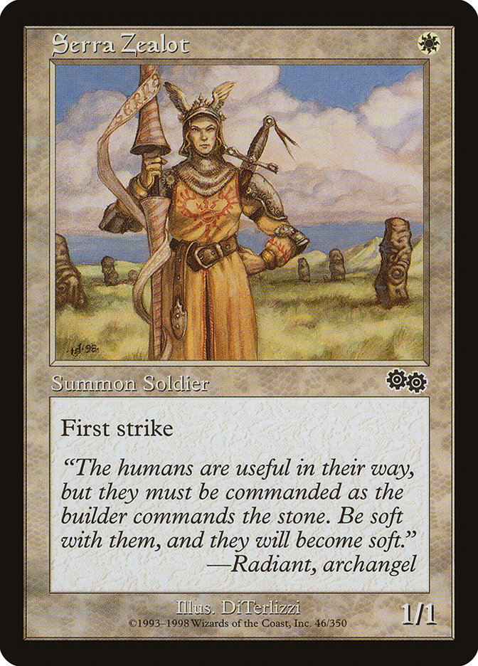 Serra Zealot [Urza's Saga] - Magic: The Gathering - Card Brawlers | Quebec | Canada |
