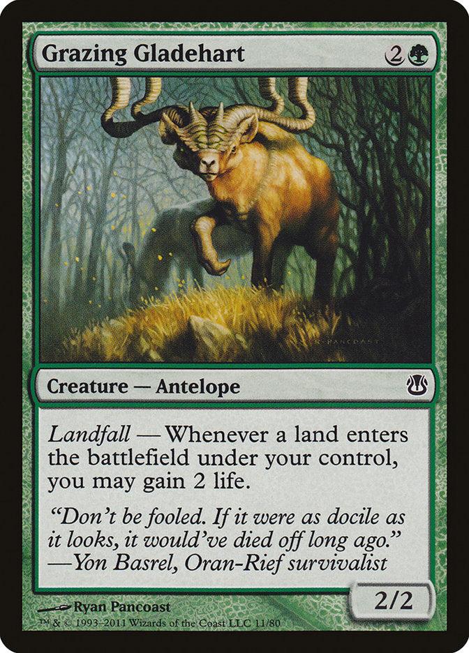Grazing Gladehart [Duel Decks: Ajani vs. Nicol Bolas] - Magic: The Gathering - Card Brawlers | Quebec | Canada |