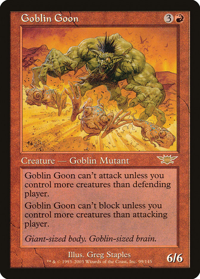 Goblin Goon [Legions] - Magic: The Gathering - Card Brawlers | Quebec | Canada |