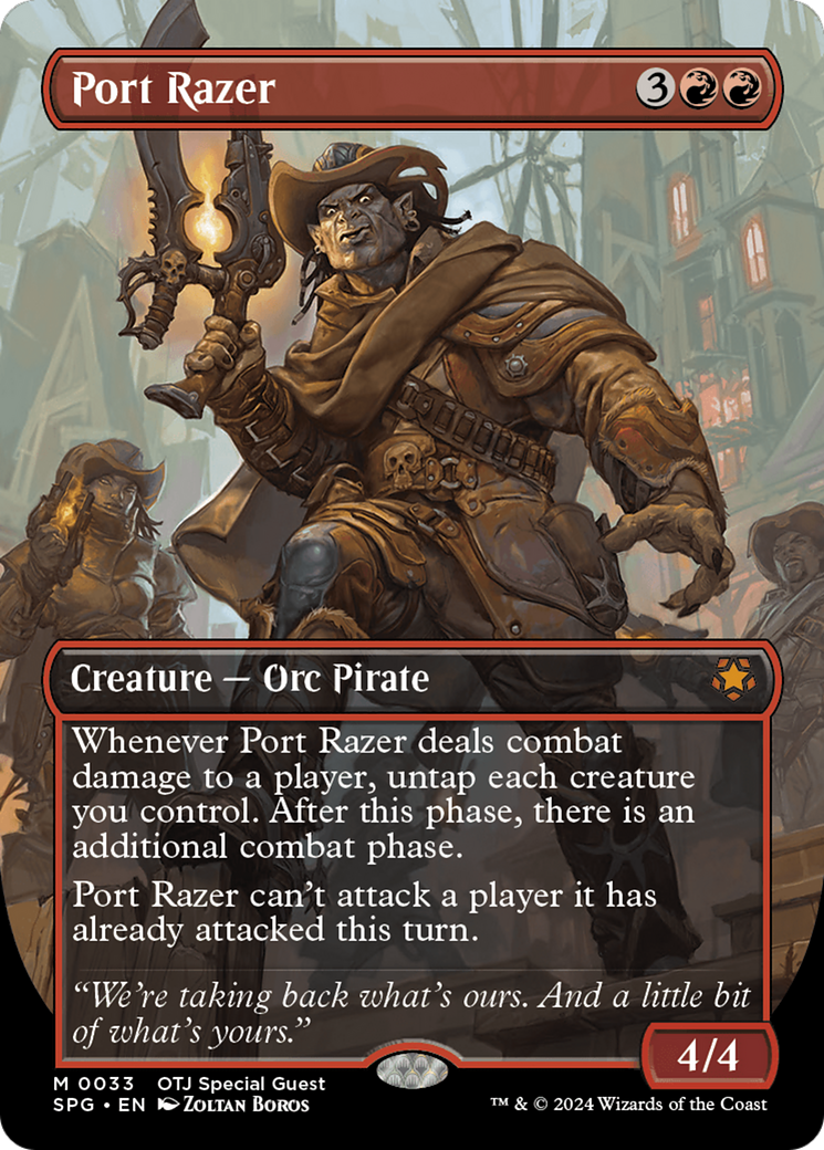 Port Razer (Borderless) [Outlaws of Thunder Junction Special Guests] - Magic: The Gathering - Card Brawlers | Quebec | Canada |