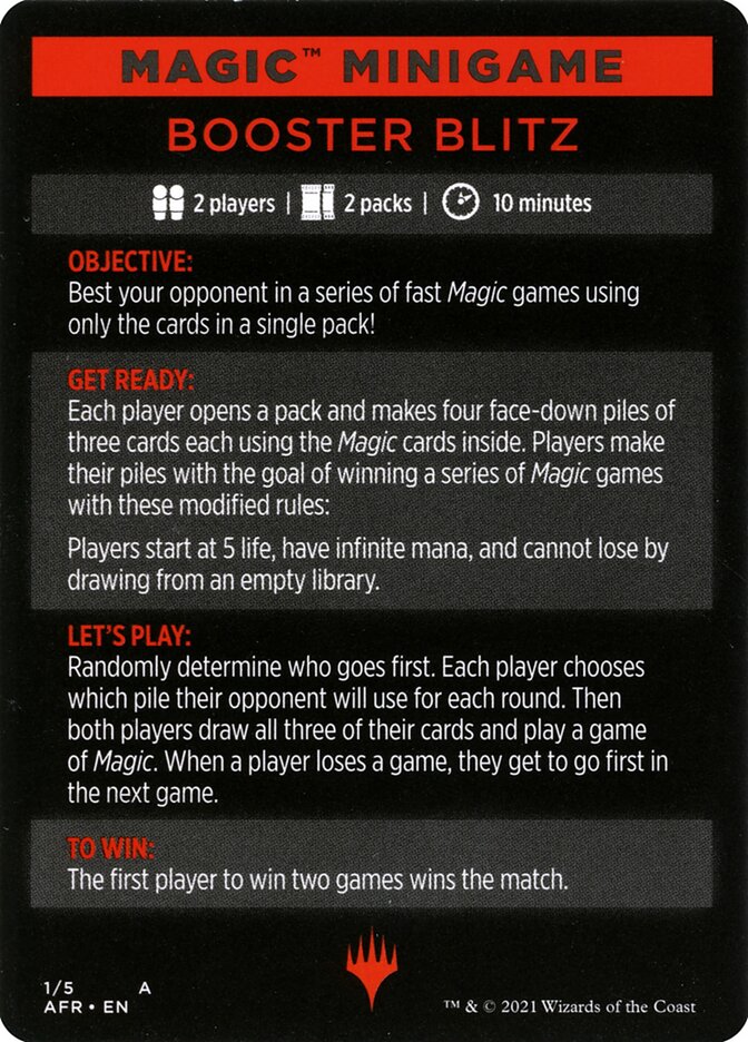 Booster Blitz (Magic Minigame) [Streets of New Capenna Minigame] - Magic: The Gathering - Card Brawlers | Quebec | Canada |