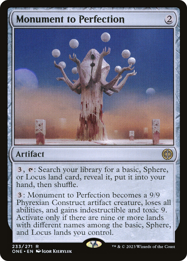 Monument to Perfection [Phyrexia: All Will Be One] - Magic: The Gathering - Card Brawlers | Quebec | Canada |