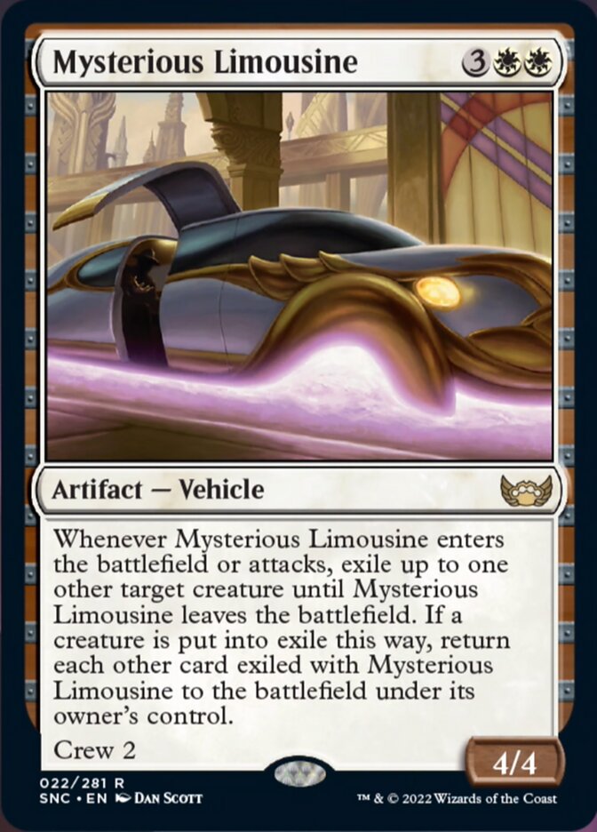 Mysterious Limousine [Streets of New Capenna] - Magic: The Gathering - Card Brawlers | Quebec | Canada |