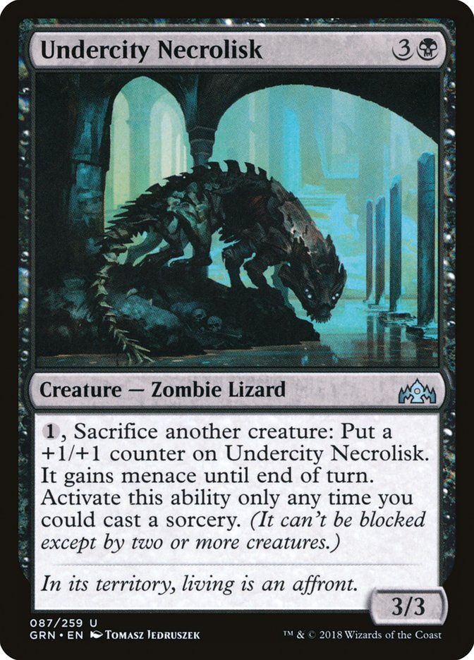 Undercity Necrolisk [Guilds of Ravnica] - Magic: The Gathering - Card Brawlers | Quebec | Canada |