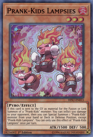 Prank-Kids Lampsies [HISU-EN015] Super Rare - Yu-Gi-Oh! - Card Brawlers | Quebec | Canada |