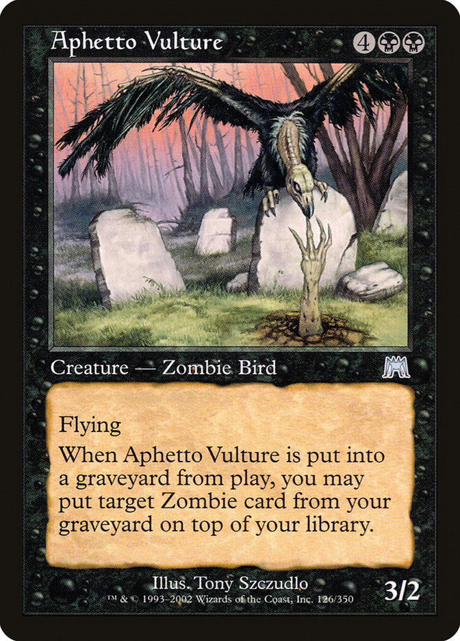 Aphetto Vulture [Onslaught] - Magic: The Gathering - Card Brawlers | Quebec | Canada |