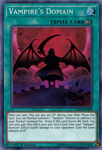 Vampire's Domain [DASA-EN009] Secret Rare - Yu-Gi-Oh! - Card Brawlers | Quebec | Canada |
