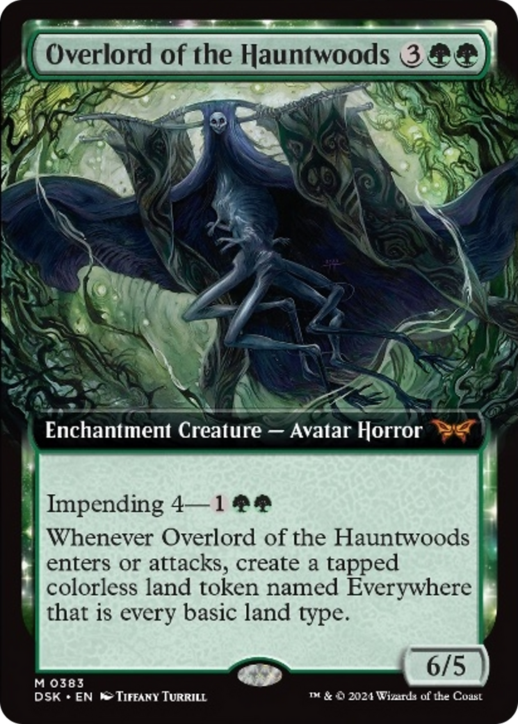 Overlord of the Hauntwoods (Extended Art) [Duskmourn: House of Horror] - Magic: The Gathering - Card Brawlers | Quebec | Canada |