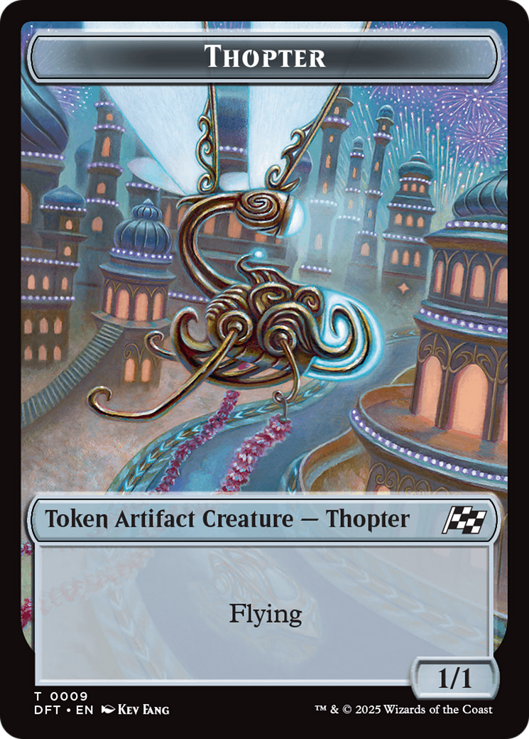 Servo // Thopter (0009) Double-Sided Token [Aetherdrift Tokens] - Magic: The Gathering - Card Brawlers | Quebec | Canada |