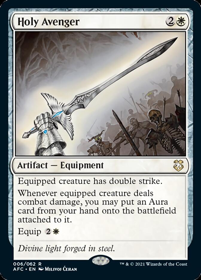 Holy Avenger [Dungeons & Dragons: Adventures in the Forgotten Realms Commander] - Magic: The Gathering - Card Brawlers | Quebec | Canada |