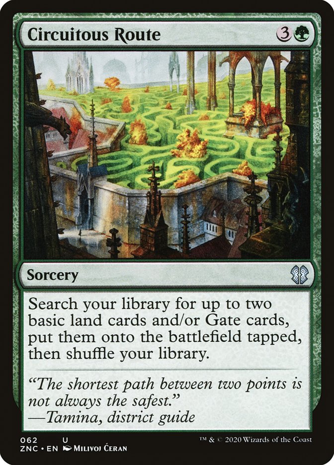 Circuitous Route [Zendikar Rising Commander] - Magic: The Gathering - Card Brawlers | Quebec | Canada |