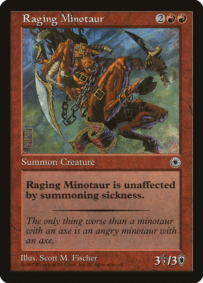Raging Minotaur [Portal] - Magic: The Gathering - Card Brawlers | Quebec | Canada |