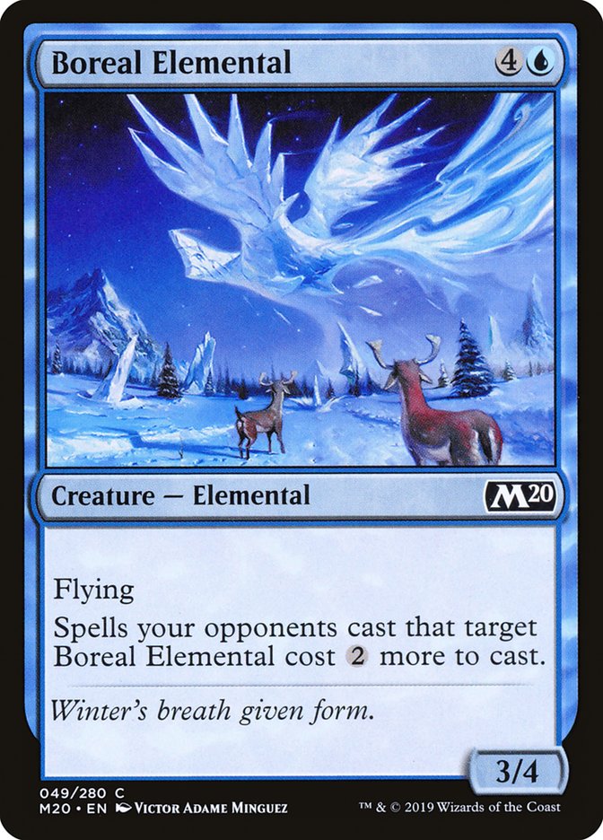 Boreal Elemental [Core Set 2020] - Magic: The Gathering - Card Brawlers | Quebec | Canada |