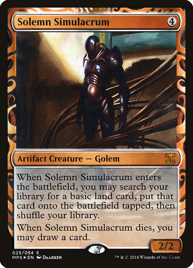 Solemn Simulacrum [Kaladesh Inventions] - Magic: The Gathering - Card Brawlers | Quebec | Canada |