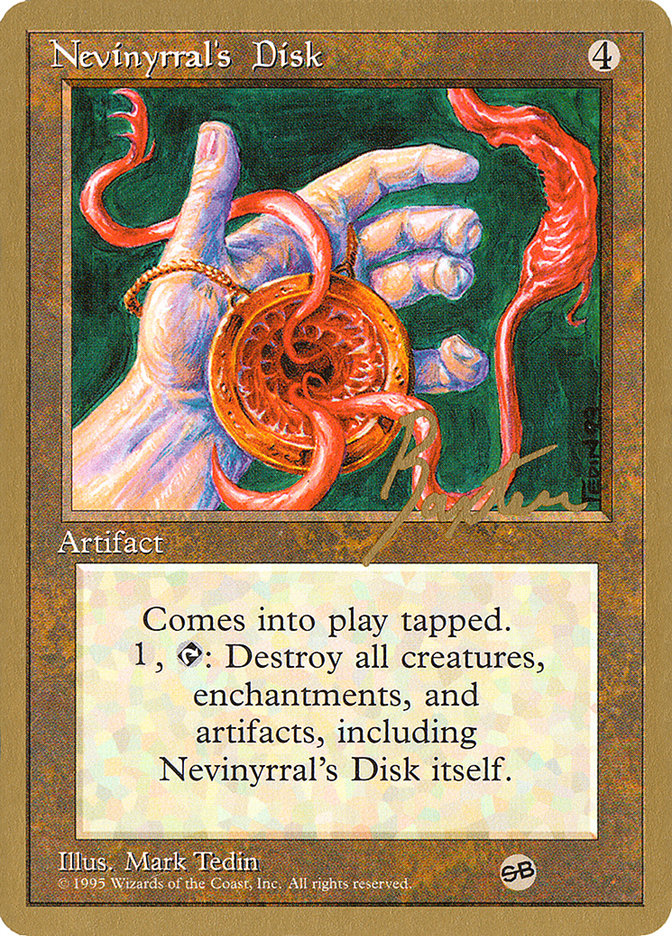 Nevinyrral's Disk (George Baxter) (SB) [Pro Tour Collector Set] - Magic: The Gathering - Card Brawlers | Quebec | Canada |
