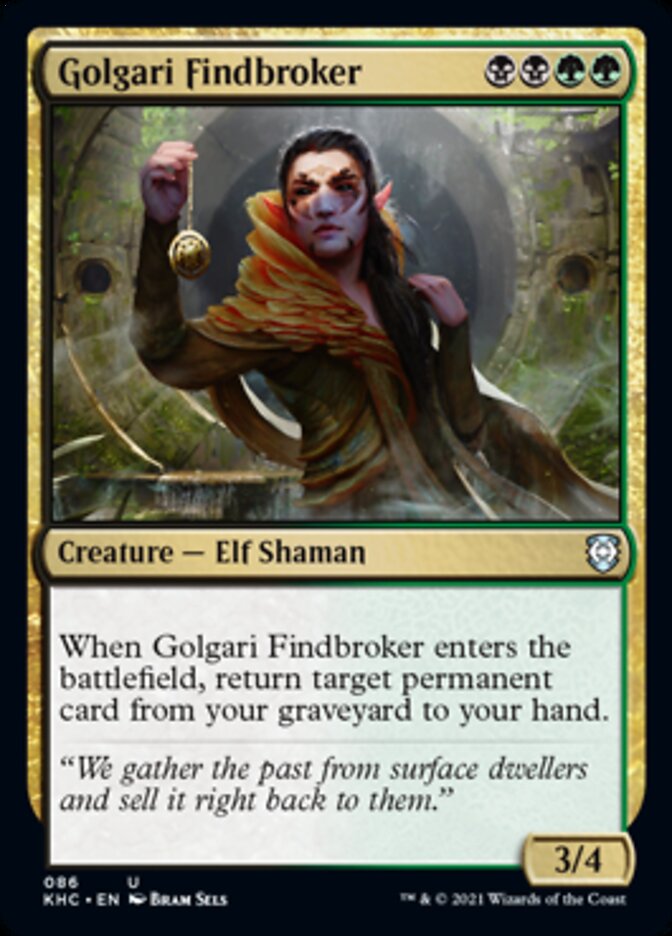 Golgari Findbroker [Kaldheim Commander] - Magic: The Gathering - Card Brawlers | Quebec | Canada |