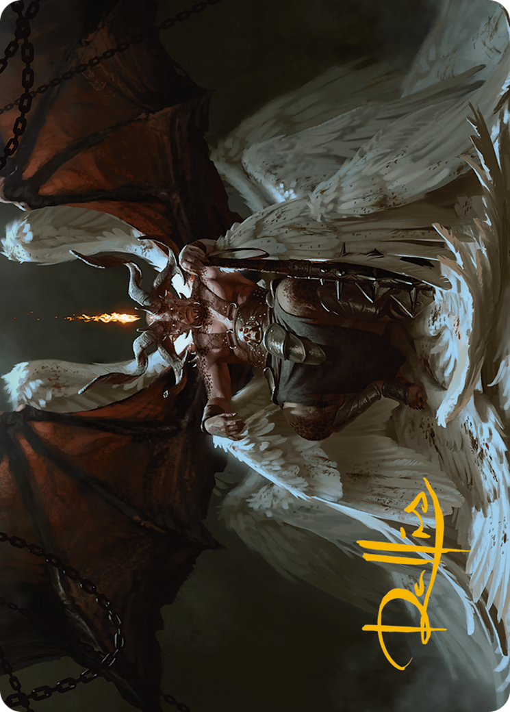 Shilgengar, Sire of Famine Art Card (Gold-Stamped Signature) [Modern Horizons 3 Art Series] - Magic: The Gathering - Card Brawlers | Quebec | Canada |