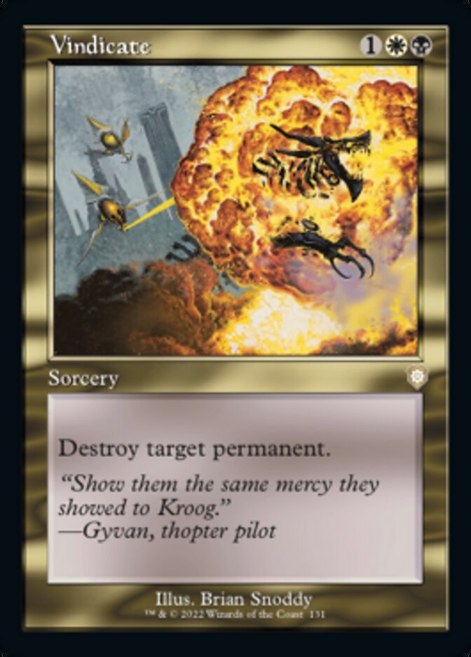 Vindicate (Retro) [The Brothers' War Commander] - Magic: The Gathering - Card Brawlers | Quebec | Canada |