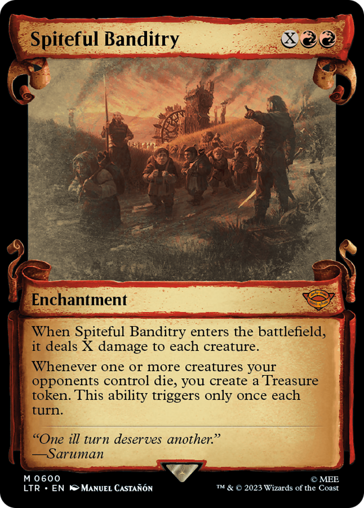 Spiteful Banditry [The Lord of the Rings: Tales of Middle-Earth Showcase Scrolls] - Magic: The Gathering - Card Brawlers | Quebec | Canada |