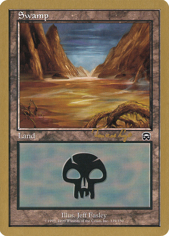 Swamp (tvdl339a) (Tom van de Logt) [World Championship Decks 2001] - Magic: The Gathering - Card Brawlers | Quebec | Canada |