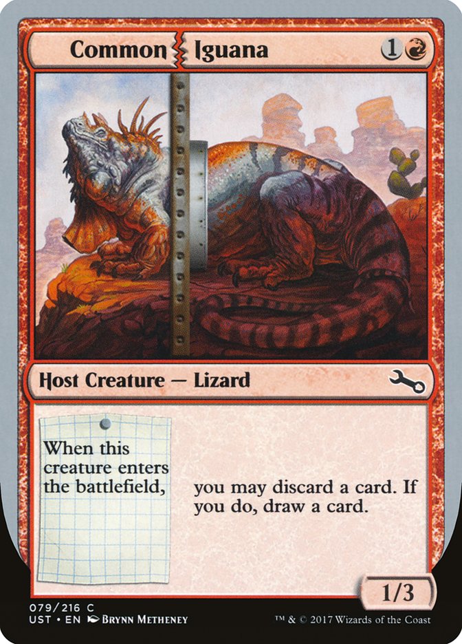 Common Iguana [Unstable] - Magic: The Gathering - Card Brawlers | Quebec | Canada |