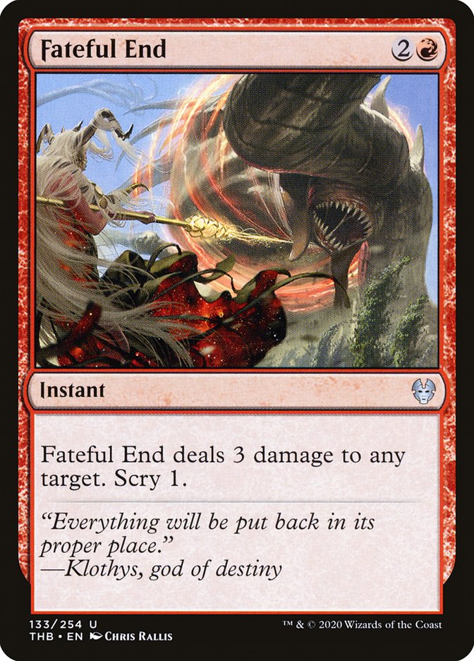 Fateful End [Theros Beyond Death] - Magic: The Gathering - Card Brawlers | Quebec | Canada |