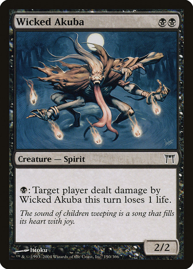 Wicked Akuba [Champions of Kamigawa] - Magic: The Gathering - Card Brawlers | Quebec | Canada |